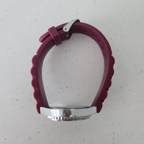 Texas A&M University Maroon Jelly Band With Crystals Watch - Picture 8 of 9